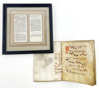 Latin Incunabula and Musical Manuscript Pairing