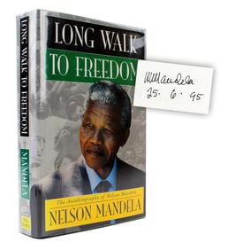 Signed Autobiography of Nelson Mandela, "Long Walk to Freedom"