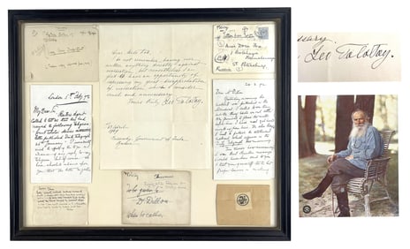 Leo Tolstoy Great Archive on Animal Rights, Famine and Scandal. He is Against Things "cruel and