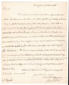 George Clinton Introduces a Naval Colonel & Inventor of a Military Vessel to Guard New York's Harbor