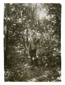 John Burroughs in Nature ca. 1907, Delightful Press Photo