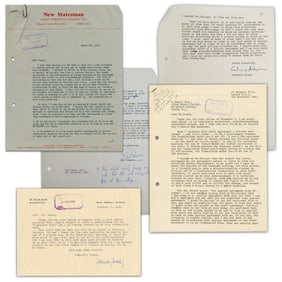 Carl Jung's "Man and His Symbols" Collaborators: 3 TLSs From Jacobi, Adler, Freeman