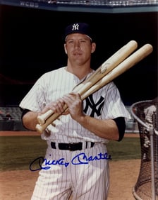 Gorgeous Mickey Mantle Signed Photo!