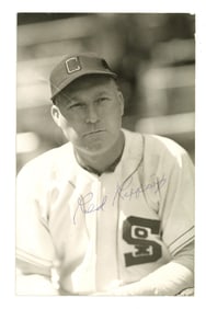 Red Ruffing Signed Vintage Real Photo Postcard, with JSA Certificate