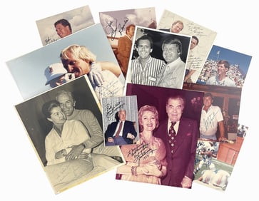 Sport Greats Signed Photo Group, A Great Dealer's Lot!