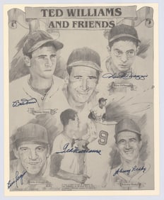 Great Ted William and Friends Signed Poster!