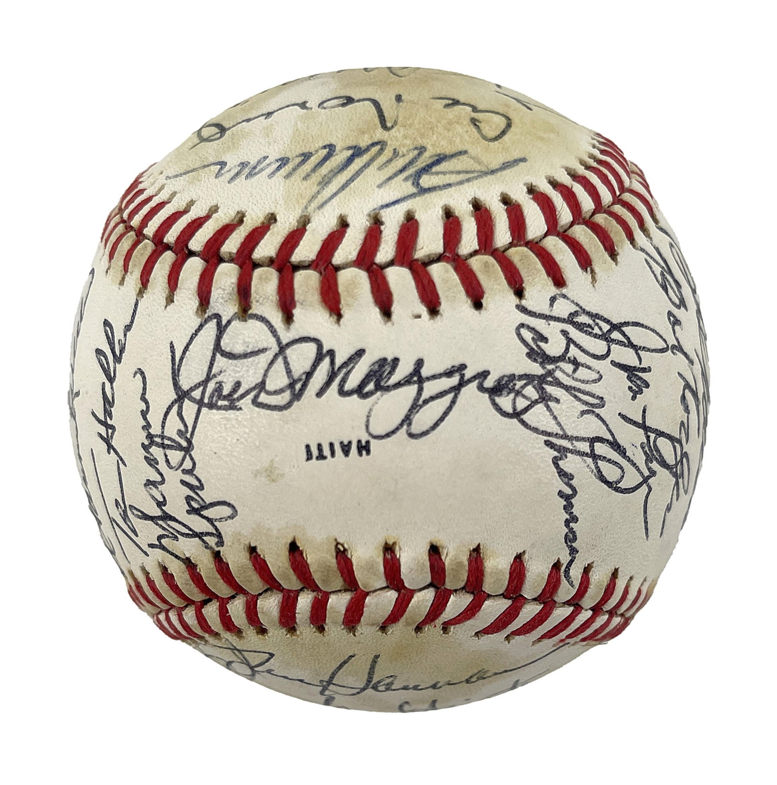 Dimaggio, Musial, Kaline, Feller and 25 Others, 5 More HOF - JSA Fantastic! (1 of 6)
