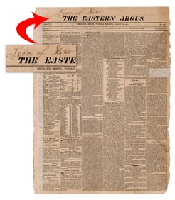 J. Q. Adams Personally Owned Newspaper as Secretary of State