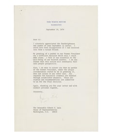 Gerald Ford TLS on Pardoning Nixon, Superb Content!