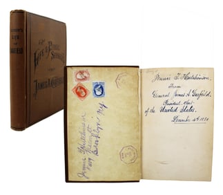 Garfield Presented Book With Hand-Addressed Mail Cover "The Life & Public Services James A.