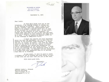 Nixon Writes to Lewis Strauss After Cuban Missile Crisis: "Krushchev is always much more dangerous