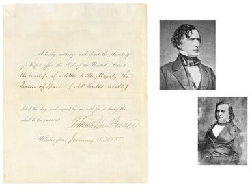 Franklin Pierce Re: Ostend Manifesto - Slaveholders Annexing Cuba Historic!