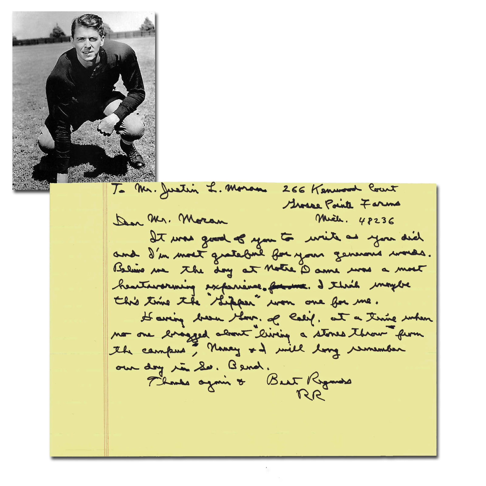 ...this time the 'Gipper' won one for me, Ronald Reagan ALS as President (1 of 3)