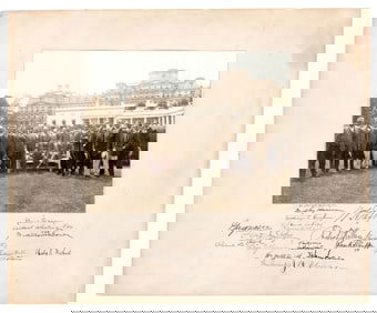 William H. Taft Signed Photo, with 24 Congressional Press Members