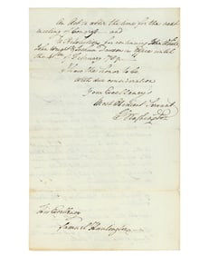 G. Washington As Pres. 1st Congress, 1st Federal Budget! Including the Judiciary Act of 1789 &