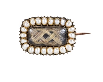 A Lock of George Washington's Hair, Displayed at Mount Vernon