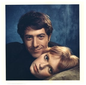 Dustin Hoffman and Mia Farrow from "John and Mary" by Halsman, Original Print