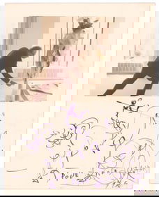 Salvador Dali Incredible Signed Sketch!