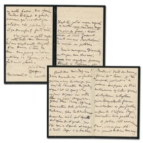 Edgar Degas ALS Re: Opera and Vegetables! With PSA LOA