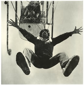 Ascension of Dali by Philippe Halsman, Original Oversize Vintage Print