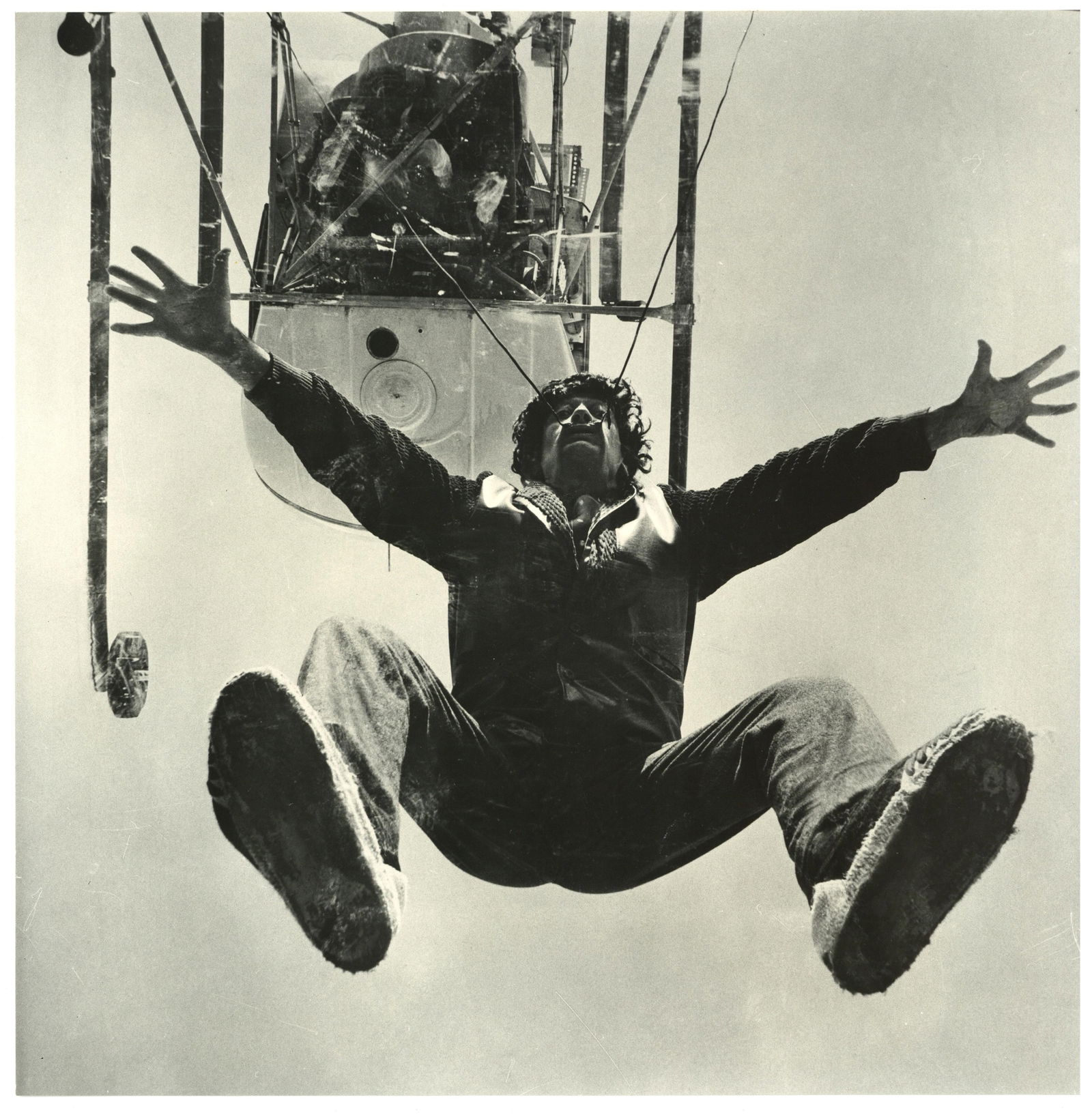 Ascension of Dali by Philippe Halsman, Original Oversize Vintage Print (1 of 4)