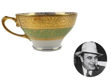 Al Capone’s Hutschenreuther "Royal Bavarian" Teacup From His Estate, With Granddaughter's
