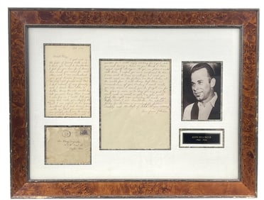 John Dillinger ALS: Facing 10 Years, Tells Sweetheart Not to Wait - Rare!