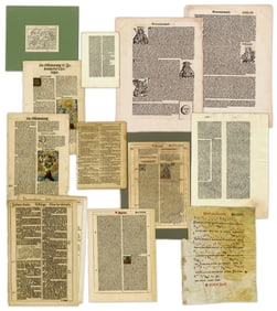 Biblical Incunables & Early Modern Printing Dealer's Lot, 1490s-1740s- Desirable Woodcuts!