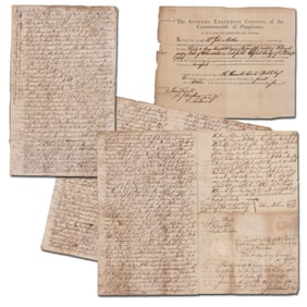 Slavery in 18th C. Penn., Will & Testament Mentions Slaves By Name, 7pp, Superb