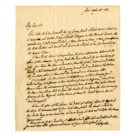Lafayette ALS in English, He is "an American"!, Also Discusses July Revolution