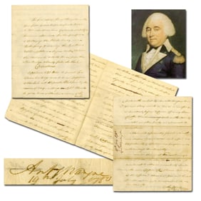 Mad Anthony Wayne ALS to George Washington Re: Raid on British Loyalists in NJ
