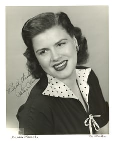 Patsy Cline Gorgeous Signed Vintage Photo