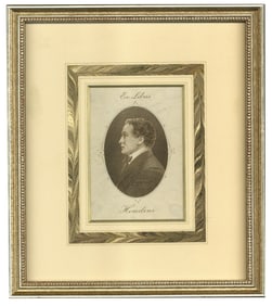 Harry Houdini Exquisite Bookplate, Beautifully Presented for Display!