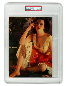 Natalie Wood Rare Signed Magazine Photo, PSA Authenticated