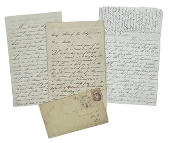 Civil War Soldiers Letter Grouping - Racist Language, Frustration and Gloating!