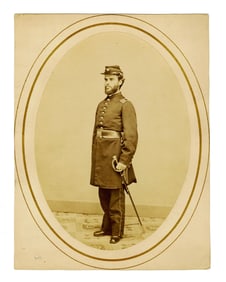 Sultana Disaster! Capt. Frederic Speed, Implicated in Maritime Accident, Rare Cabinet Photo in