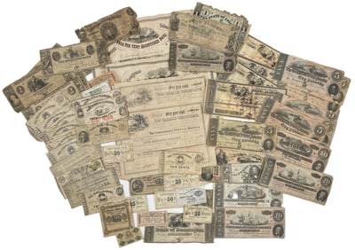 75+ Pieces of Confederate Currency - Huge Collection, in Many Formats!