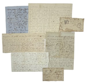 Five Confederate Soldiers Letters from Soldiers in Hampton's Legion, Palmetto Sharpshooters and 4th