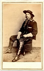 Iconic George Custer CDV Taken by Brady on The Day Union Armies Celebrated their Civil War Victory
