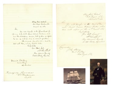 Admiral Samuel Du Pont Civil War Date Letters, 1862-1863