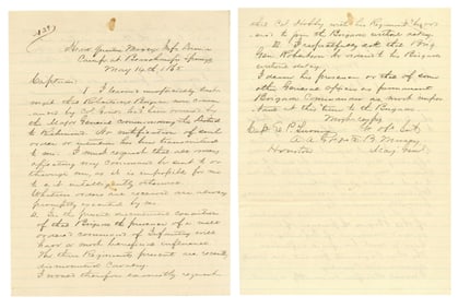 CSA Gen. Samuel B. Maxey Expresses Frustration in Waning Days of the War