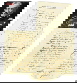 John Pershing to Anne Wilson Patton in the Midst of Paris Peace Conference Re: League of Nations,
