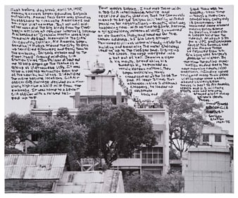Frank Snepp Vietnam War Photo With Lengthy Handwritten Essay
