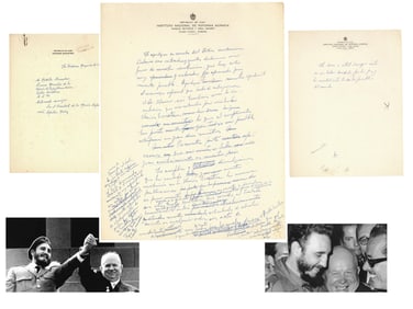 Castro Letter To Khrushchev for Creating the Powerful Cuba-Russia Alliance