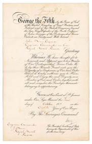George V DS Signed Superb DSO Presented to Highly Decorated Officer Aboard WWI Minelayer