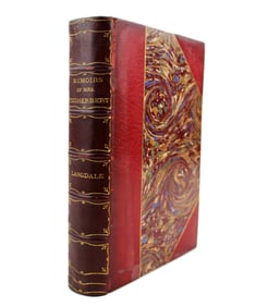 First Edition "Memoirs of Mrs. Fitzherbert", A Defense of George IV's Secret Wife