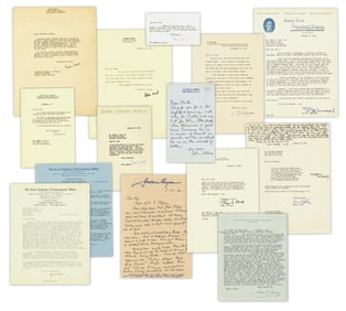20th Century Writers Collection of 14 Letters Signed, 1959-1984: Forester, Nash, O'Hara & More!