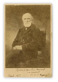 Rare Ivan Turgenev Signed & Inscribed Cabinet Card, ca. 1877
