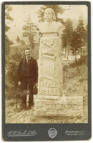 Wild Bill Hickok's Monument Cabinet Card