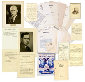 American Politics Large 25+ pc. Grouping: Senators, Vice Presidents, & More, 1870s-1970s